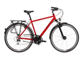KROSS Trans 3.0 / Red-Black Gloss / miesto dviratis (28")
