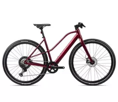 Orbea Vibe Mid H10 elektrinis miesto dviratis / Metallic Dark Red / MY25