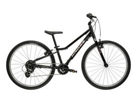 KROSS Liftie 24 / Black-Silver Gloss / lengvas vaikiškas dviratis (24")