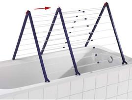 Leifheit 1081702 Pegasus Bath 190 Extendable