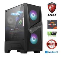 MDATA GAMING Ryzen 7 5800X, 32GB RAM, 1TB SSD, 1TB HDD, RTX 4060, Windows 11 Home