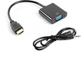LANBERG HDMI-A(M) to VGA(F) adapter with audio cable