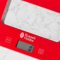 Russell Hobbs RH015711RAR Square digital scale, 5kg, red