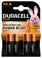 Duracell Plus Extra Life AA 4-pack