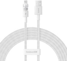 Baseus Fast-charging cable, Gem USB A to Lightning, 2.4A, 2m, white