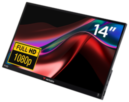 Verbatim 14" Touchscreen Monitors, 1080p, USB-C