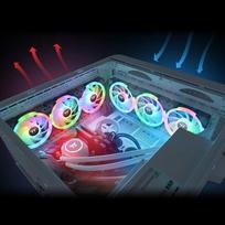 THERMALTAKE Swafan EX12 RGB TT Premium 3-Pack 120 mm Case Fan CL-F143-PL12SW-A