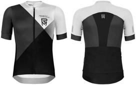 Rock Machine RF110112 Short Sleeve Race Jersey M White/Black