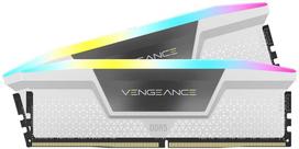 CORSAIR Vengeance RGB White 32GB DDR5 6400MHz DIMM CMH32GX5M2B6400C32W
