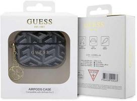 GUESS GUAP2PGCE4CK GCube Charm Case for AirPods Pro 2, Black