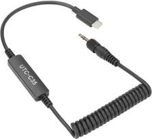 Saramonic UTC-C35 3.5mm Locking Type Male Jack to USB Type C Audio Interface