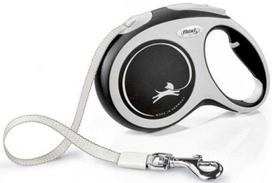 Flexi automatic retractable leash, New Comfort L, 8 m, color: black.