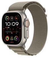 APPLE Apple Watch Ultra 2 49mm Titanium Case with Olive Alpine Loop - Medium