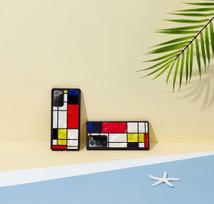 iKins "SmartPhone case Samsung Galaxy Note 20 Ultra" Mondrian Black