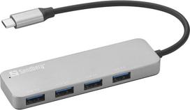 Sandberg 336-20 USB-C to 4 x USB 3.0