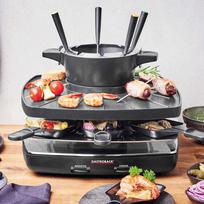 Gastroback 42567 Raclette Fondue Set for Family and Friends