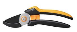 Fiskars Solid L P361 Anvil Pruning Shears, Black and Orange