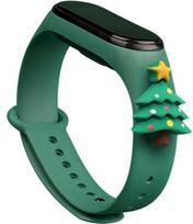 Fusion Accessories Xiaomi Mi Band 3/4 Light Green Christmas Tree