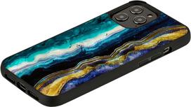 iKins "SmartPhone case for Apple iPhone 12/12 Pro" Purple Agate Black