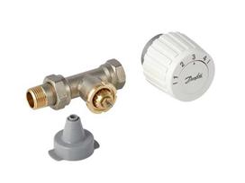 Danfoss RTL set FJVR 15 straight valve and white head (003L1080)