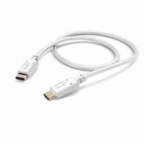 Hama 00183328 Charging/Data Cable, USB Type-C - USB Type-C 1.5m White