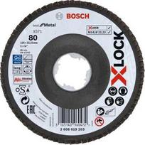 BOSCH X-LOCK serrated lock washer X571 Best for Metal, 125mm, grinding