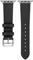 Beline 20mm Black Hermès Leather Watch Strap