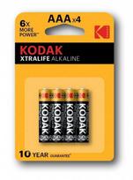 Kodak XTRALIFE Alkaline AAA 4-pack