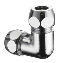 SCHELL CHROME PLATED ELBOW 3/8X3/8