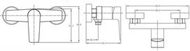 Magma Shower Faucet without Set MG-2640-M