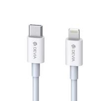 Devia Smart Series PD Cable, Type-C to Lightning (MFi), 18W, White