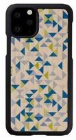 MAN AND amp;WOOD "SmartPhone Back Case iPhone 11 Pro" Blue Triangle Black