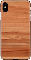 MAN AND amp;WOOD "SmartPhone Back Case iPhone XS Max" Cappuccino Black