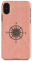 MAN AND amp;WOOD "SmartPhone Back Case iPhone X/XS" Compass Black