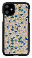 MAN AND amp;WOOD "SmartPhone Back Case iPhone 11" Blue Triangle Black