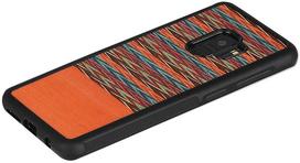 MAN AND amp;WOOD "SmartPhone Back Case Galaxy S9" Brown Check Black