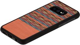 MAN AND amp;WOOD "SmartPhone Back Case Galaxy S10 Lite" Brown Check Black