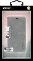 Krusell "Sunne 4 Card Book Case iPhone XS Max" Vintage Grey