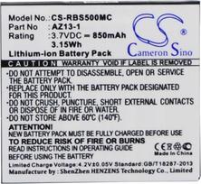 Cameron Sino Battery AZ13-1 for Xiaomi Yi Xiaoyi CS-RBS500MC