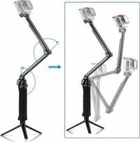 Puluz Three-Arm Grip Monopod for GoPro / Sjcam / Xiaomi
