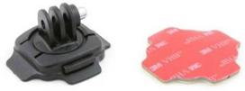 Xrec 360-Degree Rotating Helmet Mount for GoPro HERO
