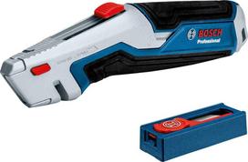 BOSCH universal knife and blade set 63 x 19mm, utility knife (blue/grey)