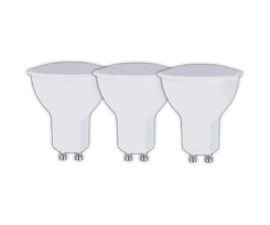BESK 7W GU10 560lm 2700k 3-pack