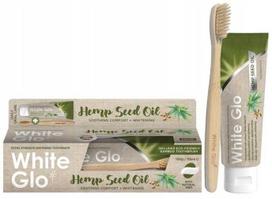 White Glo Hemp Seed Oil 115 ml + Toothbrush