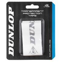 Dunlop Padel Racket Protective Tape, Transparent (3 pack)