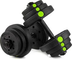 Zipro bitumen dumbbells 2 x 10 kg