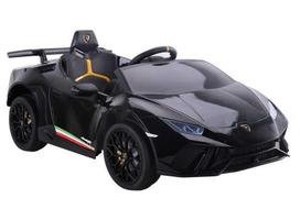 Lean Cars Electric Lamborghini Huracán Ride-On Car, Black