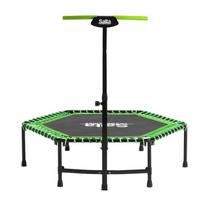 Salta Fitness trampoline, fitness equipment (black/green, hexagonal, 140)