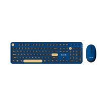 Aula AC306 2-in-1 2.4G Wireless Keyboard (EN+RU) + Mouse, Blue