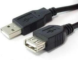 Sharkoon 2m black USB 2.0 extension cable